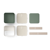 Boîte à repas (lunchbox) Mon Bento® format carré fabrication France 🇫🇷