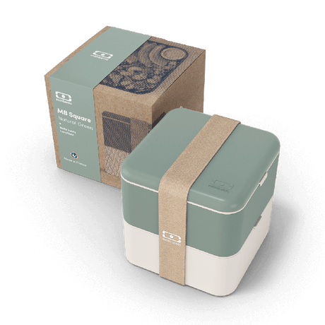Boîte à repas (lunchbox) Mon Bento® format carré fabrication France 🇫🇷