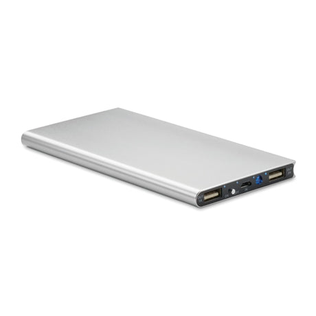 Station De Chargement 8000Mah Powerflat8 Personnalisable Silver Powerbanks