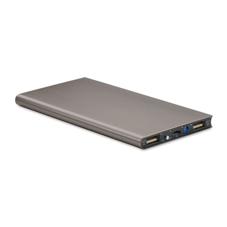 Station De Chargement 8000Mah Powerflat8 Personnalisable Titanium Powerbanks