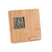 Station Météo En Bambou Ferrel Personnalisable Brown Accesoires De Bureau