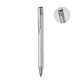 Stylo À Bille En Alu Recyclé Dona Personnalisable Silver Ecriture