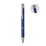 Stylo À Bille En Alu Recyclé Dona Personnalisable Blue Ecriture