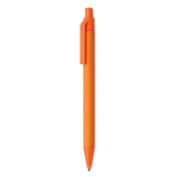 Stylo À Bille En Papier/Maïs Cartoon Coloured Personnalisable Orange Ecriture