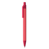 Stylo À Bille En Papier/Maïs Cartoon Coloured Personnalisable Red Ecriture