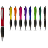 Stylo À Bille Nash Avec Corps En Couleur Et Grip Noir Personnalisable Stylos
