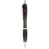 Stylo À Bille Nash Avec Corps En Couleur Et Grip Noir Personnalisable Stylos