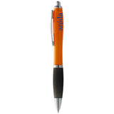 Stylo À Bille Nash Avec Corps En Couleur Et Grip Noir Personnalisable Stylos