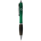 Stylo À Bille Nash Avec Corps En Couleur Et Grip Noir Personnalisable Stylos