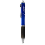 Stylo À Bille Nash Avec Corps En Couleur Et Grip Noir Personnalisable Stylos
