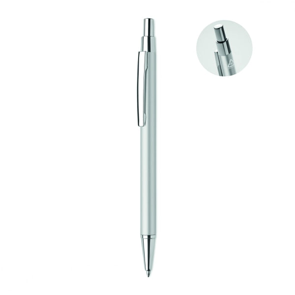 Stylo Bille Aluminium Recyclé Dana Personnalisable Silver Ecriture