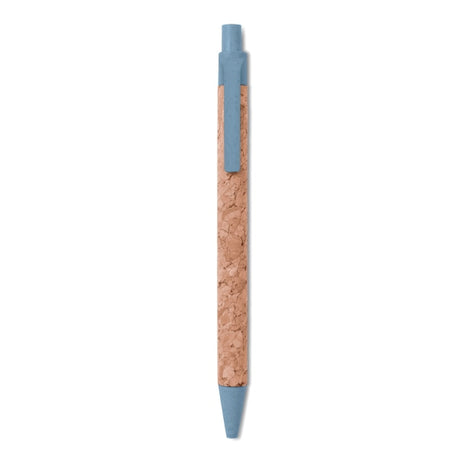 Stylo Bille En Liège / Blé-Pail Montado Personnalisable Bleu Ecriture