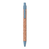 Stylo Bille En Liège / Blé-Pail Montado Personnalisable Bleu Ecriture
