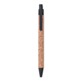 Stylo Bille En Liège / Blé-Pail Montado Personnalisable Noir Ecriture