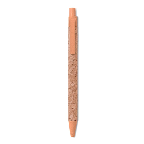 Stylo Bille En Liège / Blé-Pail Montado Personnalisable Orange Ecriture