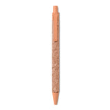 Stylo Bille En Liège / Blé-Pail Montado Personnalisable Orange Ecriture