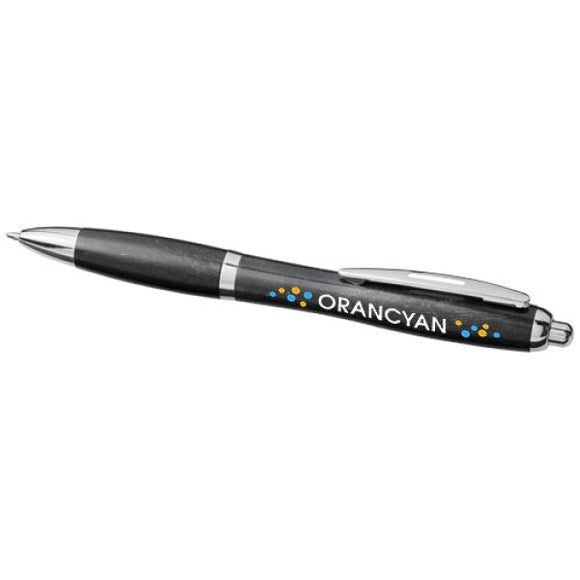 Stylo Bille En Paille De Blé Avec Pointe Chromée Nash Personnalisable Stylos