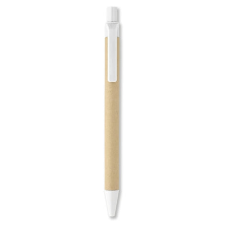 Stylo Bille En Pla Maïs/Papier Cartoon Personnalisable Blanc Ecriture