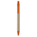 Stylo Bille En Pla Maïs/Papier Cartoon Personnalisable Orange Ecriture
