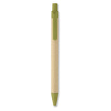 Stylo Bille En Pla Maïs/Papier Cartoon Personnalisable Lime Ecriture