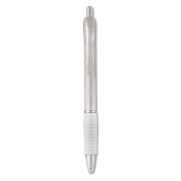 Stylo Bille Grip Caoutchouc Manors Personnalisable White Ecriture