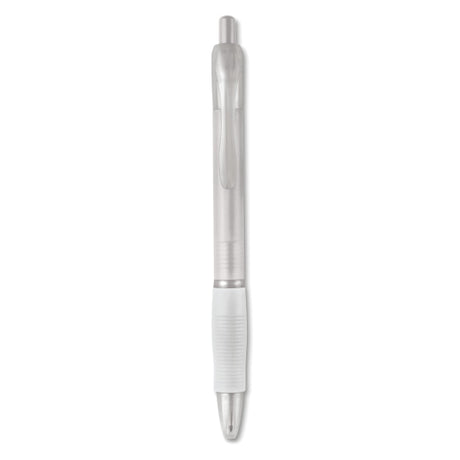 Stylo Bille Grip Caoutchouc Manors Personnalisable White Ecriture
