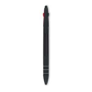 Stylo Bille Stylet 3 Couleurs Multipen Personnalisable Argent Ecriture