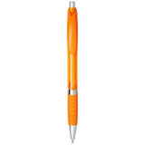 Stylo Bille Translucide Avec Grip En Caoutchouc Turbo Personnalisable Orange Stylos Et Écriture