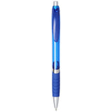 Stylo Bille Translucide Avec Grip En Caoutchouc Turbo Personnalisable Bleu Stylos Et Écriture