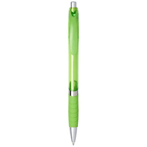 Stylo bille translucide avec grip en caoutchouc Turbopersonnalisable avec logo