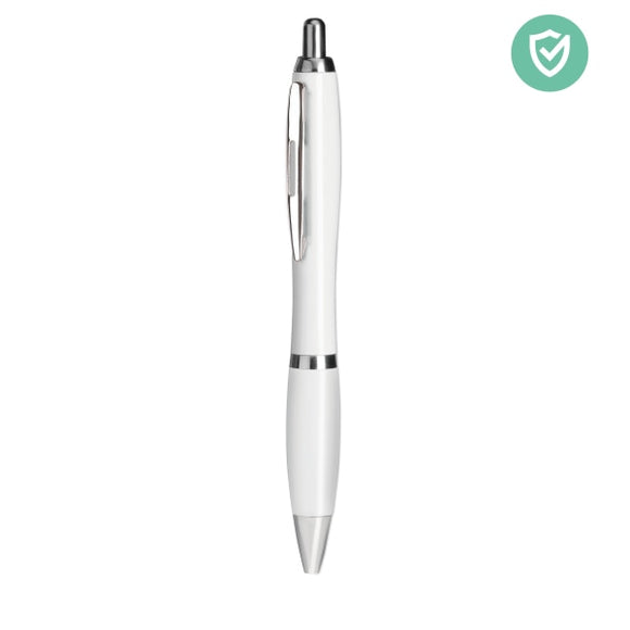 Stylo Corps Antibactérien Rio Clean Personnalisable White Ecriture