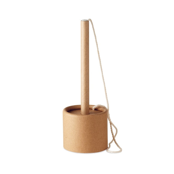 Stylo Et Support En Papier. Papstand Personnalisable Beige Ecriture