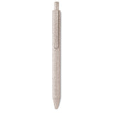Stylo Poussoir Blé Paille Pp. Pecas Personnalisable Beige Ecriture