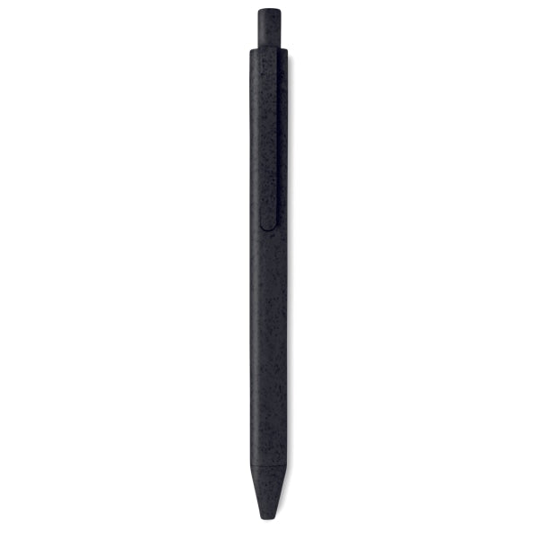Stylo Poussoir Blé Paille Pp. Pecas Personnalisable Black Ecriture