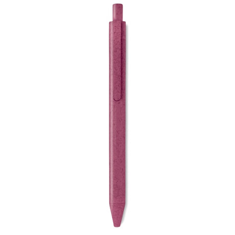Stylo Poussoir Blé Paille Pp. Pecas Personnalisable Red Ecriture