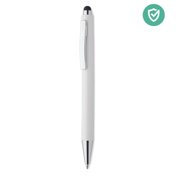 Stylo & Stylet Antibactérien Blanquito Clean Personnalisable White Ecriture