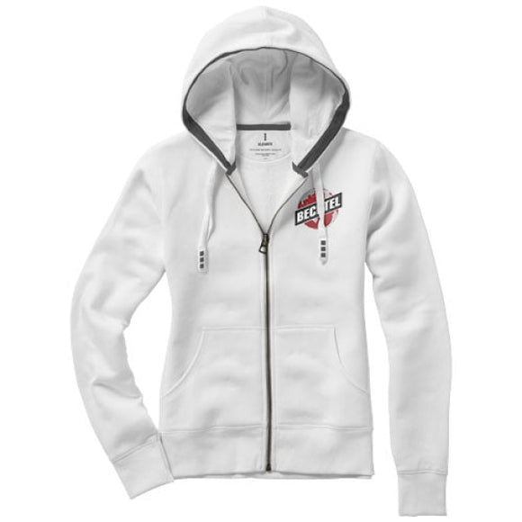 Sweater Capuche Full Zip Femme Arora Personnalisable Pulls Et Gilets