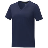 T-Shirt Somoto Manches Courtes Col V Femme Personnalisable Vêtements