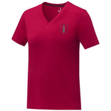 T-Shirt Somoto Manches Courtes Col V Femme Personnalisable Vêtements
