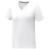 T-Shirt Somoto Manches Courtes Col V Femme Personnalisable Vêtements