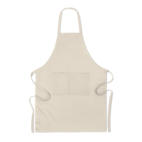 Tablier Coton Orga. 200 Gr/M² Raipur Personnalisable Beige Accessoires Culinaires