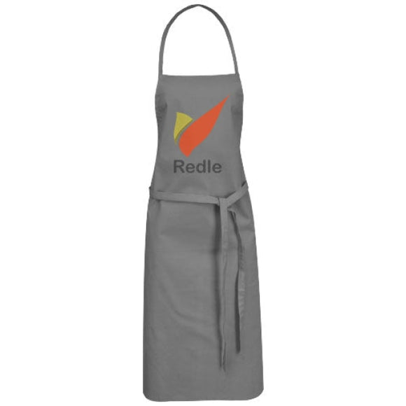 Tablier Coton Reeva Personnalisable Gris / Unisexe Ustensiles De Cuisine