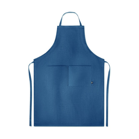 Tablier De Cuisine En Chanvre Naima Apron Personnalisable Blue Accessoires Culinaires