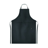 Tablier De Cuisine En Chanvre Naima Apron Personnalisable Black Accessoires Culinaires