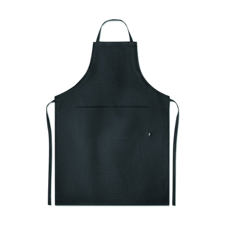 Tablier De Cuisine En Chanvre Naima Apron Personnalisable Black Accessoires Culinaires