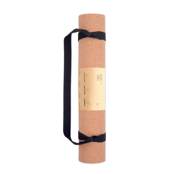 Tapis De Yoga En Liège Savasana Personnalisable Beige Sport & Santé