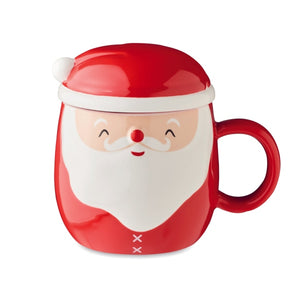 Tasse En Céramique 370 Ml Santa Personnalisable Red Tasses