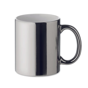 Tasse En Céramique Métalisée Holly Personnalisable Silver Vaisselle