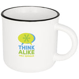 Tasse En Céramique Rétro Lakeview Personnalisable Blanc / Unisexe Récipients Boisson