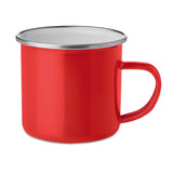 Tasse En Métal Émaillé Plateado Personnalisable Red Vaisselle